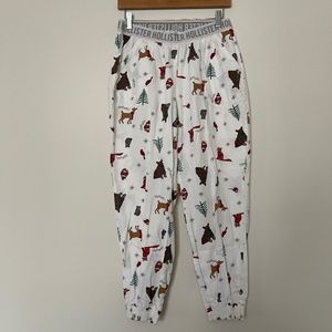 hollister woodland creature pajama pants